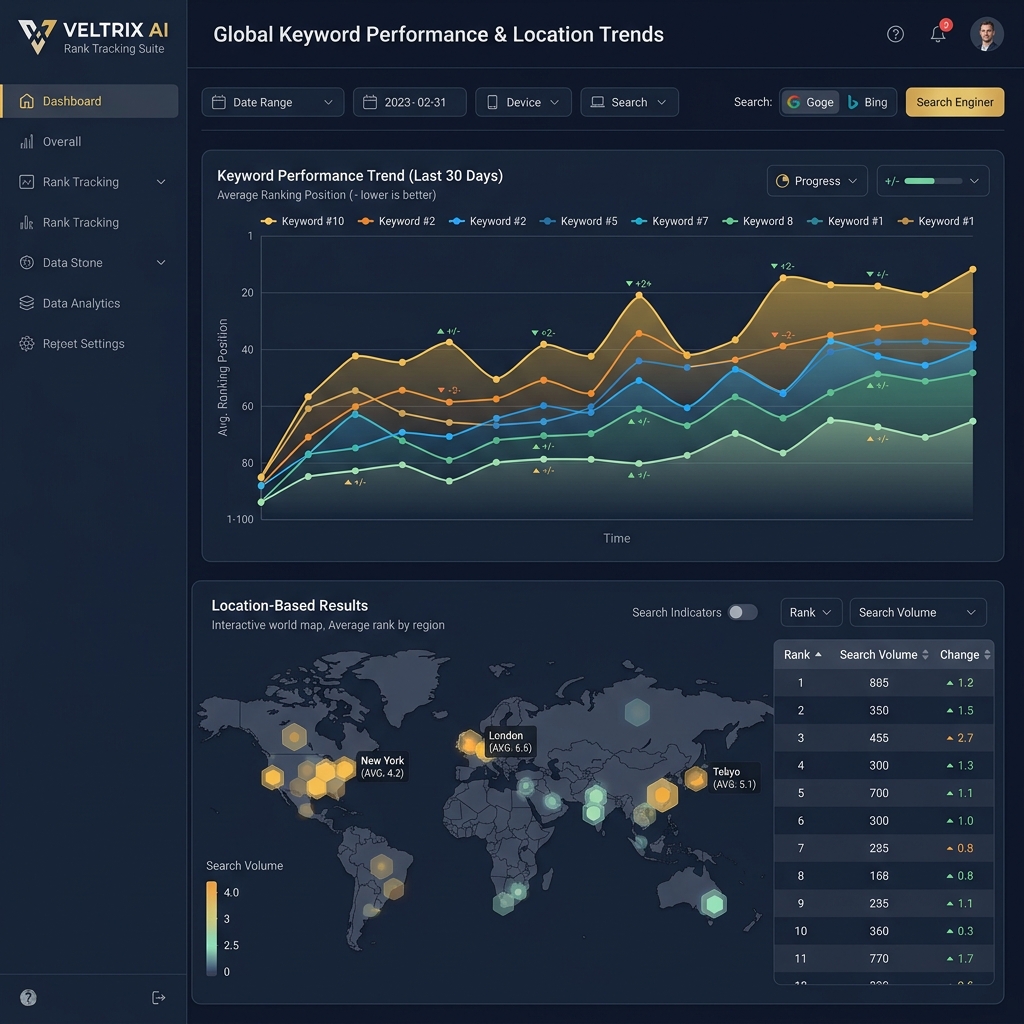 Rank Tracking - Veltrix AI Solutions